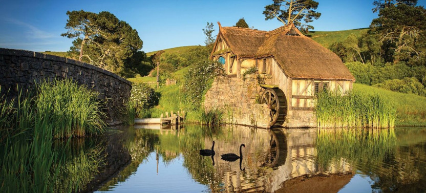Hobbiton Movie Set & Waitomo Glow Worm Caves Tour