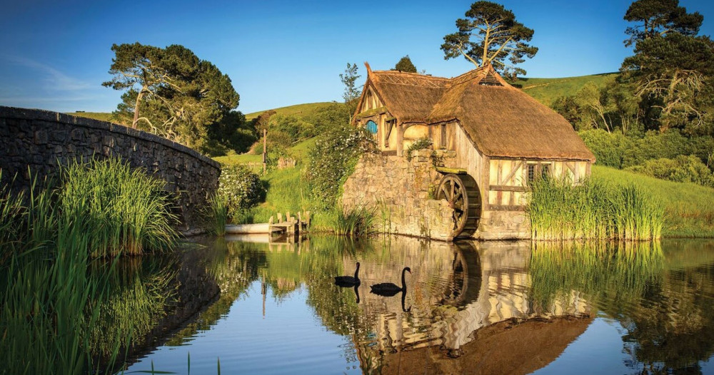 Hobbiton Movie Set & Waitomo Glow Worm Caves Tour