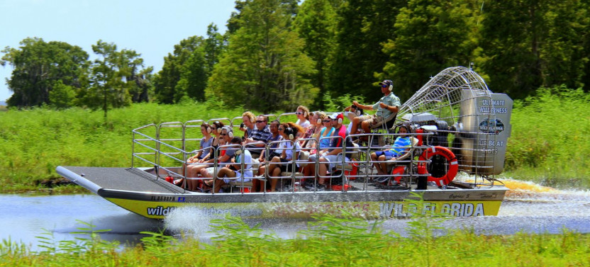 Ultimate Airboat Ride at Wild Florida with Transportation