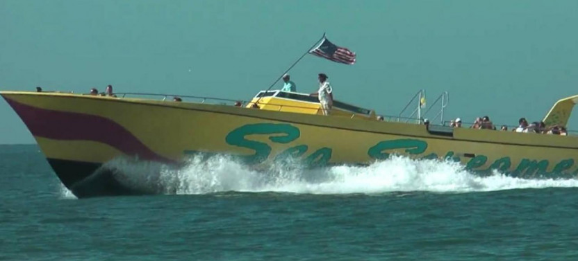 The Sea Screamer Boat Ride and Clearwater Beach Time