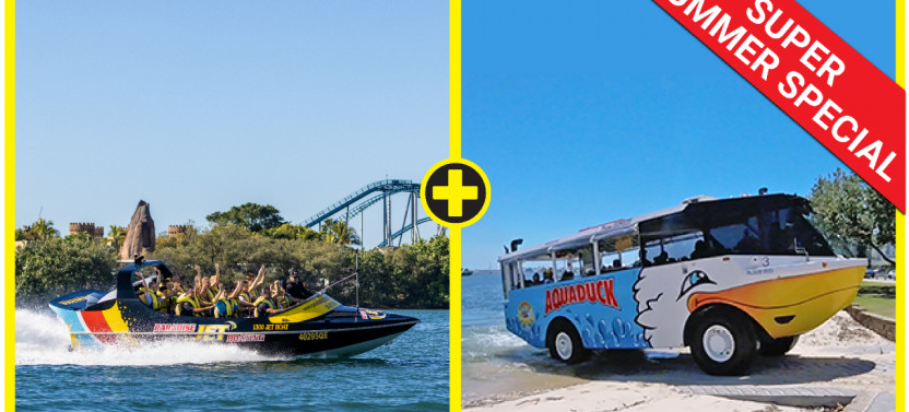 Jet Boat Express 40mins & Aquaduck Safari
