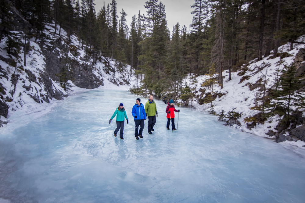 Small Group Grotto Canyon Icewalk