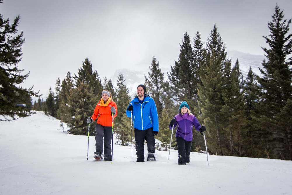 Snowshoeing To Paint Pots