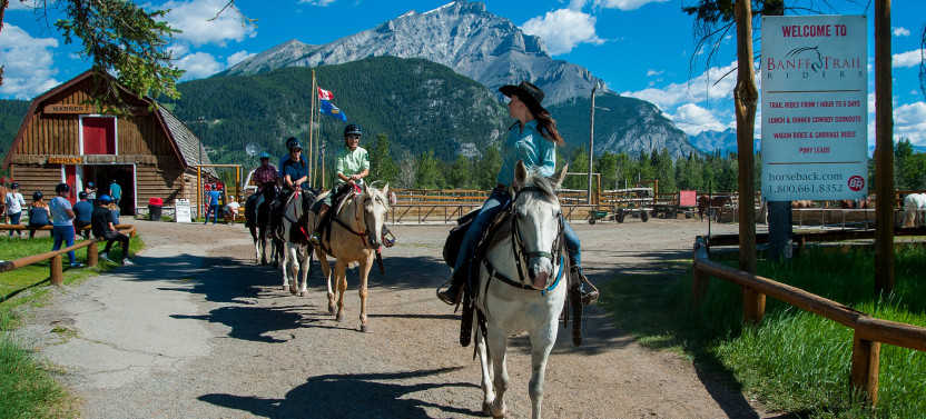 Small Group Bow River Horseback Ride