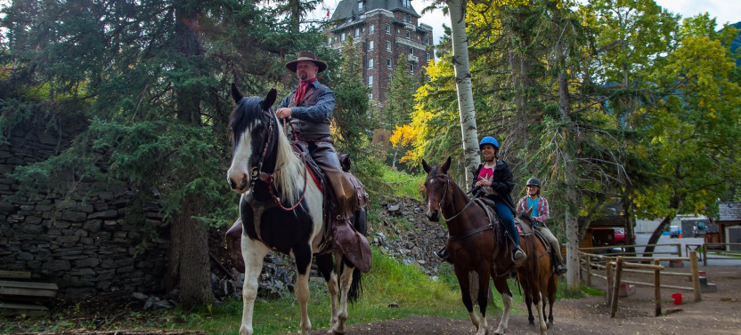 Spray River Horseback Ride