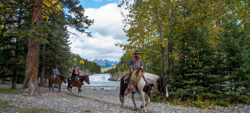 Spray River Horseback Ride