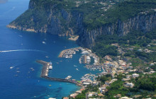 Capri Island With Blue Grotto From Rome