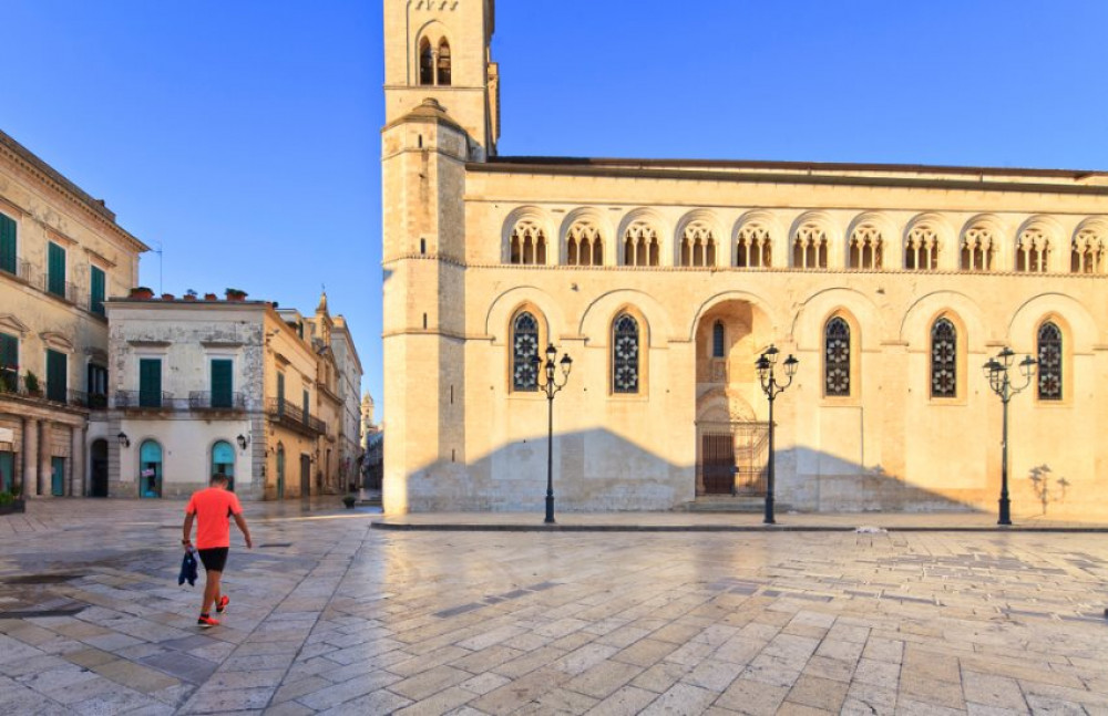 Altamura & Gravina, From The Claustri - The Cathedral From Matera