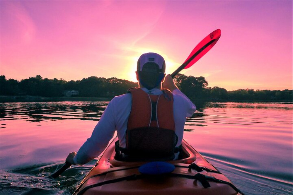 Guided Sunset Kayaking in Roundstone Bay or Connemara Lake