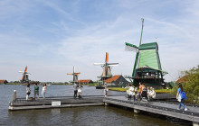 Zaanse Schans Sightseeing Big Bus Tour & Amsterdam Canal Cruise