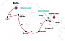 15 Day Delhi To Kathmandu Adventure Small Group Trip