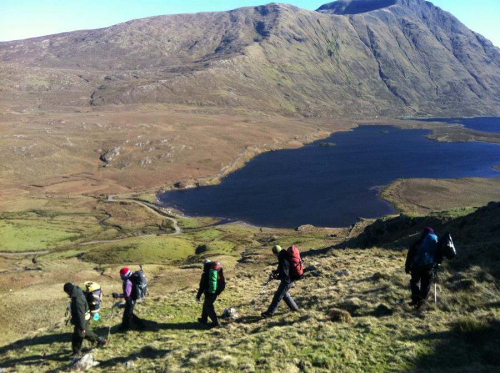 Hill Walking The Connemara Mountain Ranges Galway Galway Project