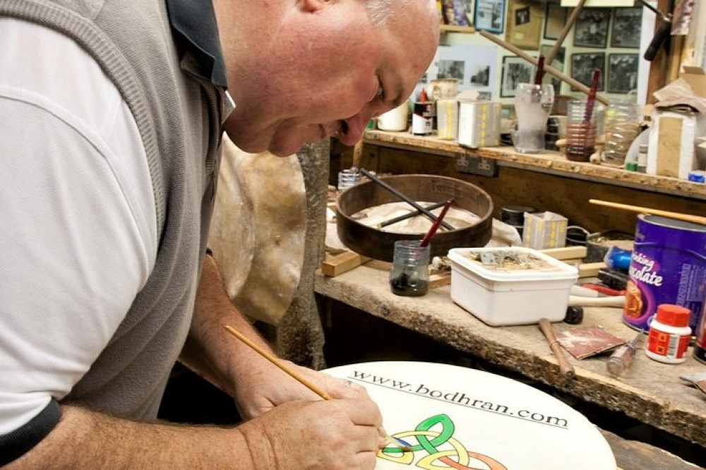 Private Irish Traditional Drum (bodhran) Making & Music Demo