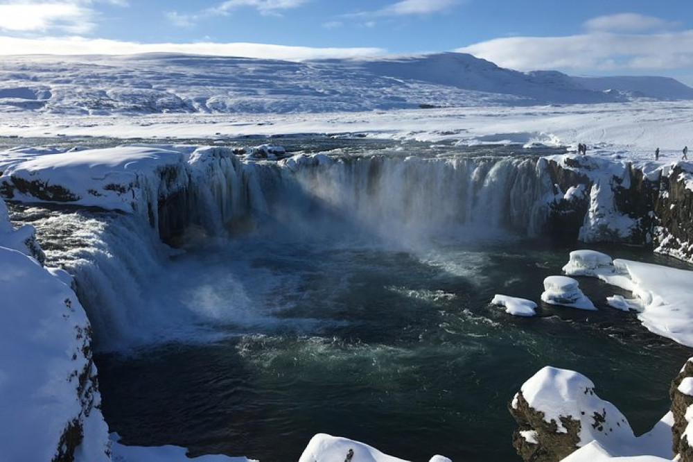Small Group Lake Myvatn Day Tour & Godafoss Waterfall from Akureyri Port