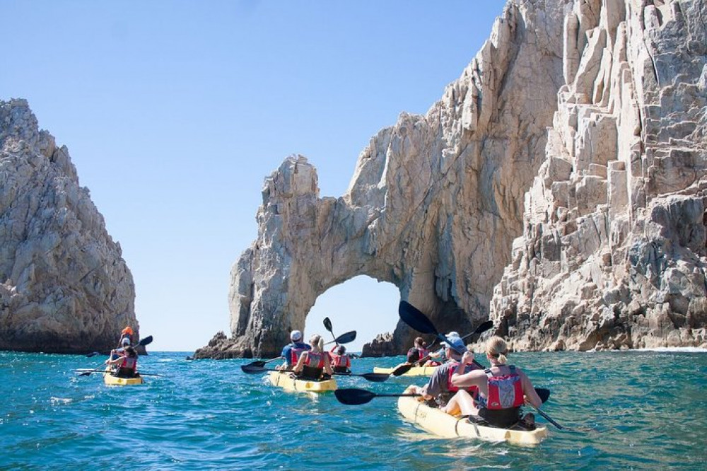 Private Los Cabos Arch & Playa Del Amor by Glass Bottom Kayak