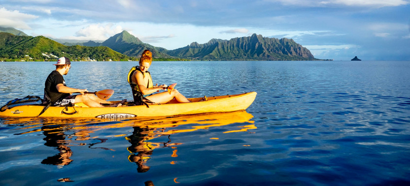 Kaneohe Bay Coral Reef Self-Guided Kayaking Adventure