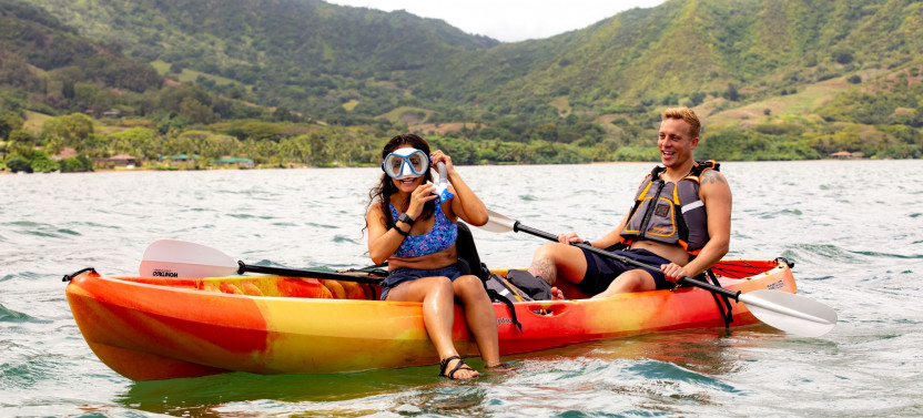 Kaneohe Bay Coral Reef Self-Guided Kayaking Adventure