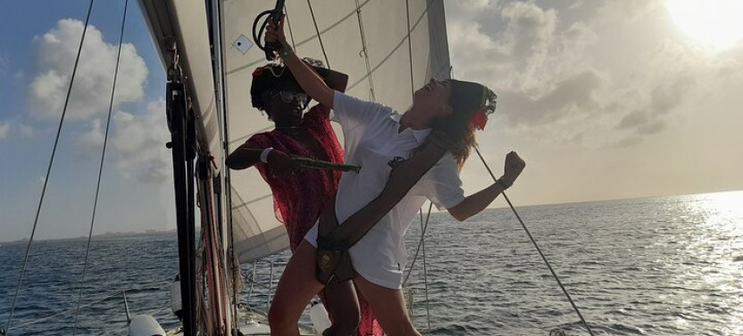 Half Day Caribbean Pirate Sailboat Charter - Morning / Sunset