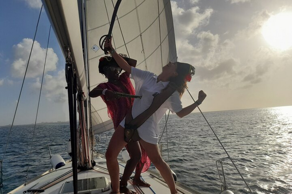 Half Day Caribbean Pirate Sailboat Charter - Morning / Sunset