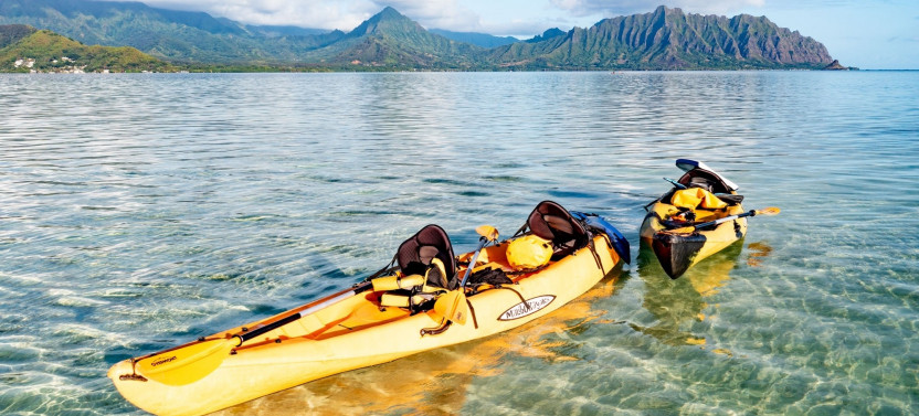 Kaneohe Bay Sandbar Self-Guided Kayak Experience