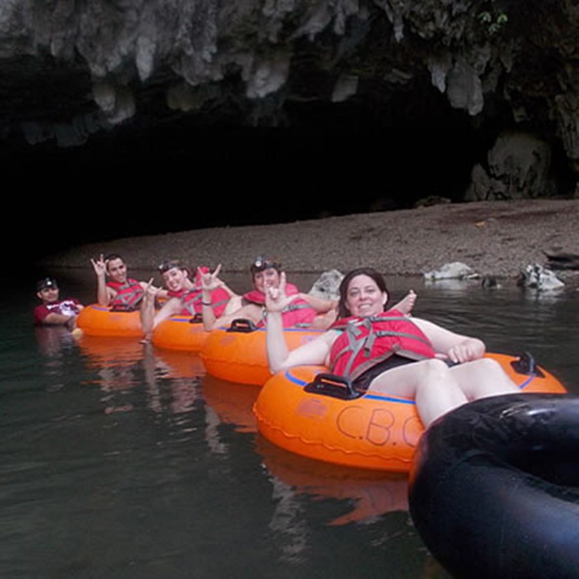 Cavetubing (off-site) + Zipline