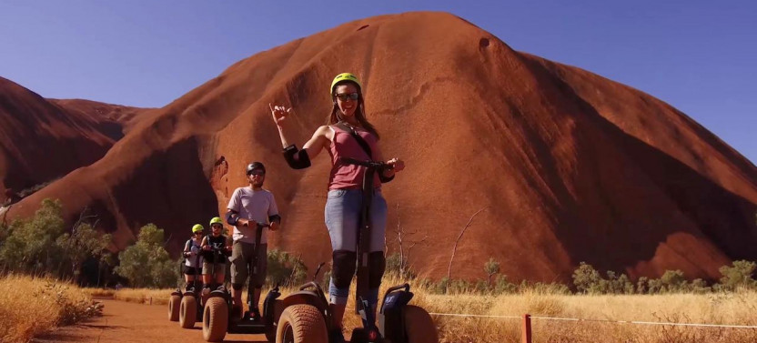 Uluru Sunrise Segway Tour with Mutitjulu Waterhole Walk
