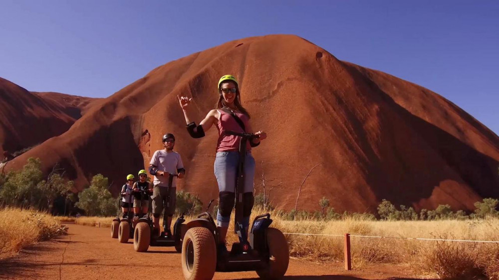 Uluru Sunrise Segway Tour with Mutitjulu Waterhole Walk