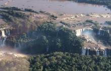 Iguassu Falls - Brazil side with Macuco, Helicopter Flight