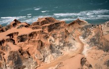 Morro Branco - Red Cliffs and Colorful Dunes