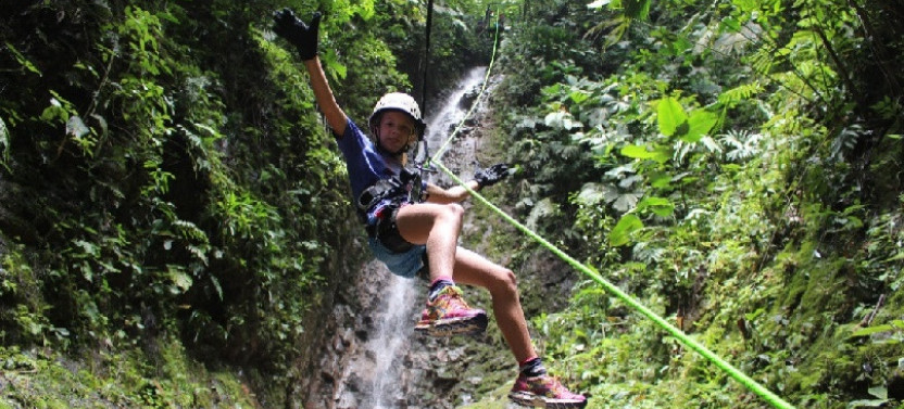 Arenal Mambo Combo Rappel & Raft Tour