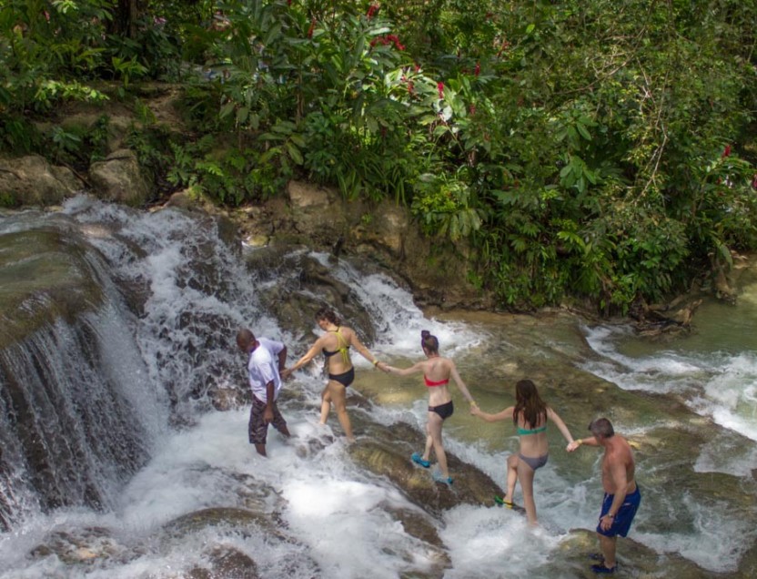 Dunn's River Falls & Fern Gully Adventure Tour from Runaway Bay