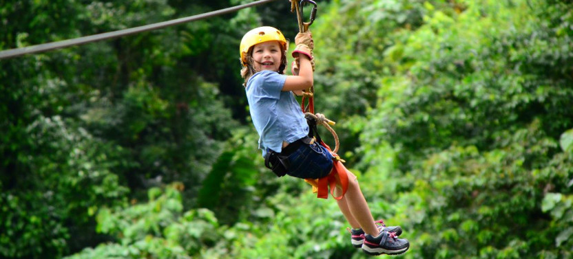 2-in-1 Arenal Rain Forest Canopy Ziplines + Tarzan Swing