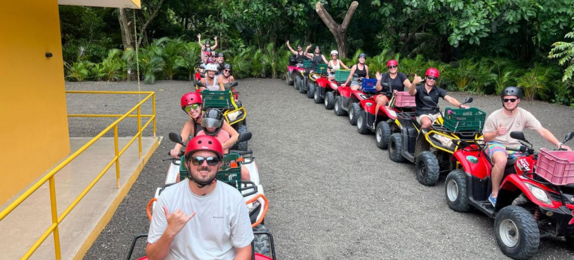 2-in-1 Nosara Pilas Blancas Waterfalls and ATV Tour