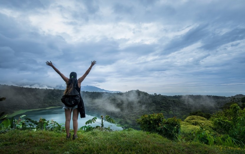 Trekking At Hule Lagoon