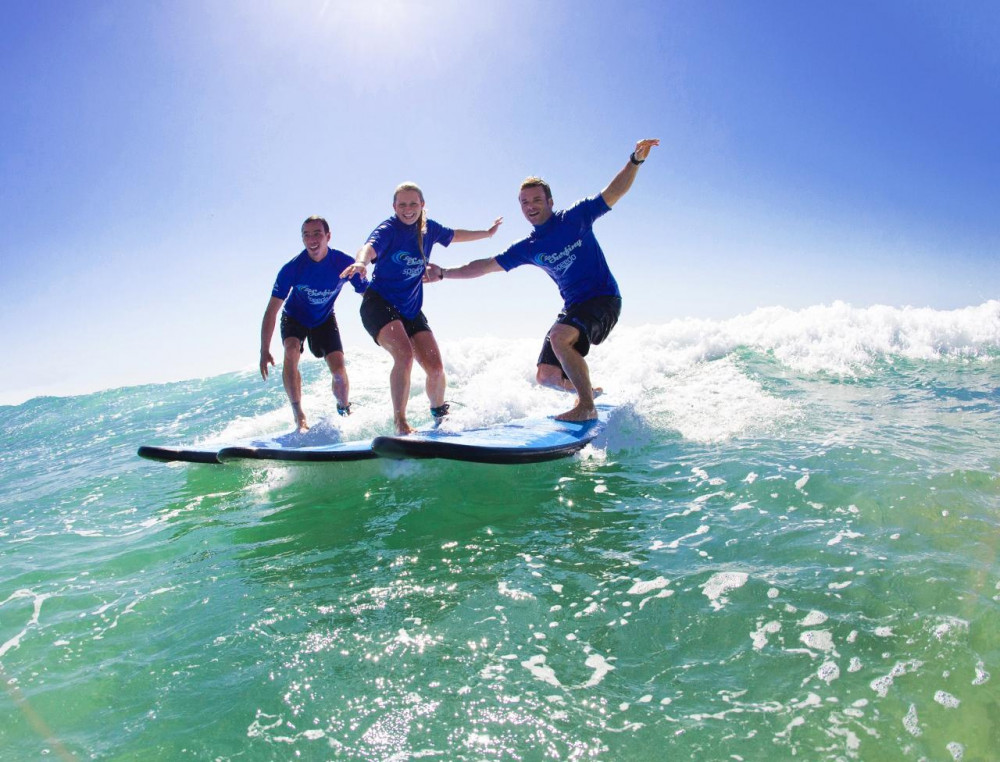 Byron Bay Group Surf Lesson