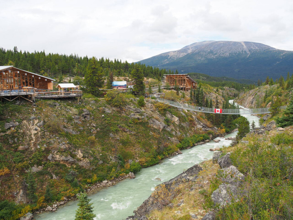 White Pass Summit Rail Yukon Suspension Bridge Tour By Rail Bus Skagway Project Expedition