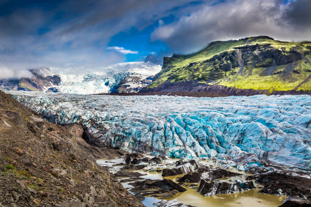 2-Day Jokulsarlon, Glacier Hike, Boating & South Coast Waterfalls