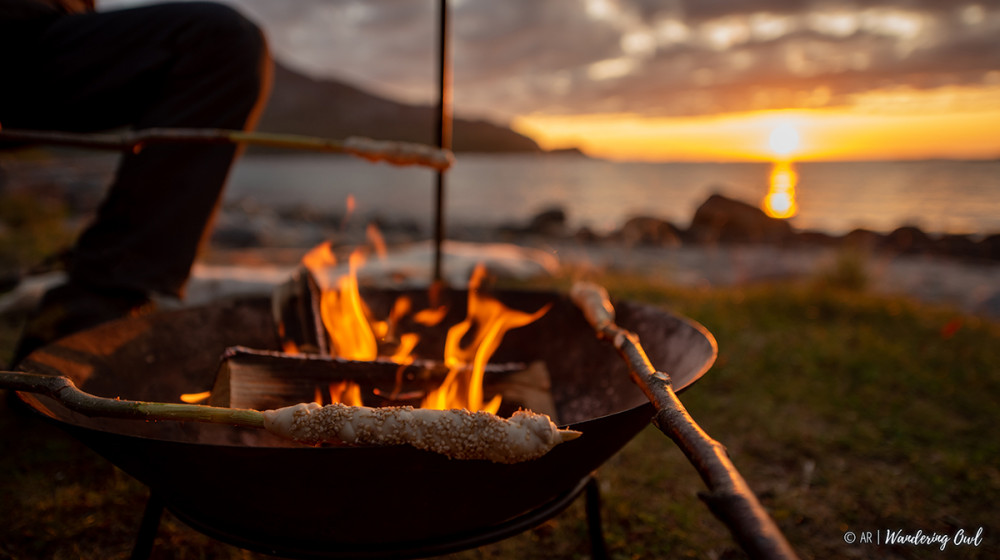 Summer Night Campfire - Never Ending Sunset Views