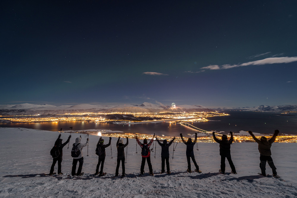 Star Walk from Tromsø - Snowshoeing or Hiking Under the Stars