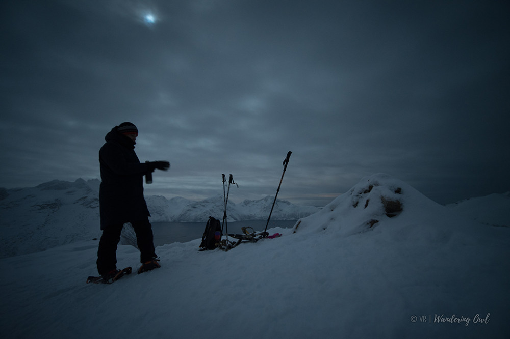 Star Walk from Tromsø Snowshoeing or Hiking Under the Stars Tromso Project Expedition
