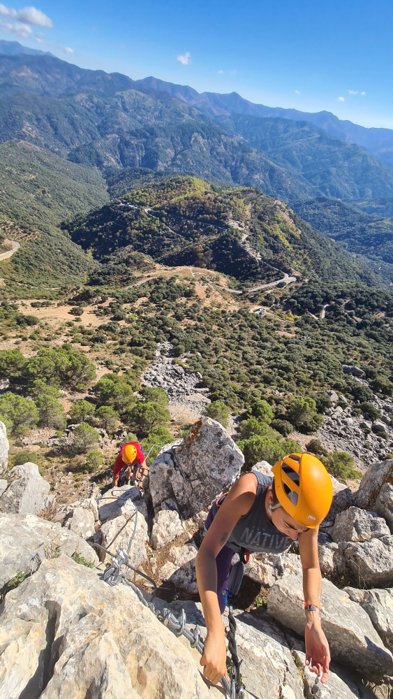 K3 Level - Vía Ferrata Experience at Benadalid