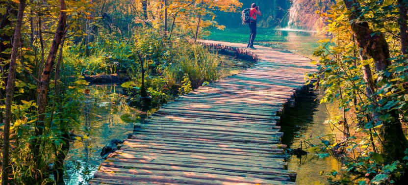 Plitvice Lakes from Split with entrance