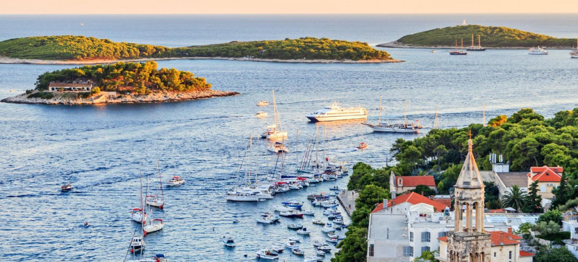 Hvar & 3 Islands Full Day Boat Cruise from Trogir