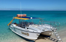 Private 35ft Boat Charter with stop at TIKI Bar (Wi-Fi On Board)