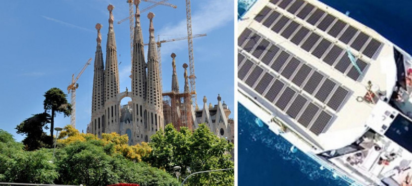 Hop-On Hop-Off Barcelona City Tour & 1-Hour Eco Catamaran Cruise