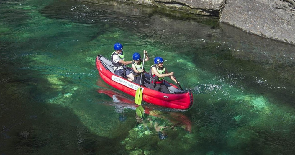 River Canoeing Adventure on the Randaul River - Class 1 & 2 Rapids