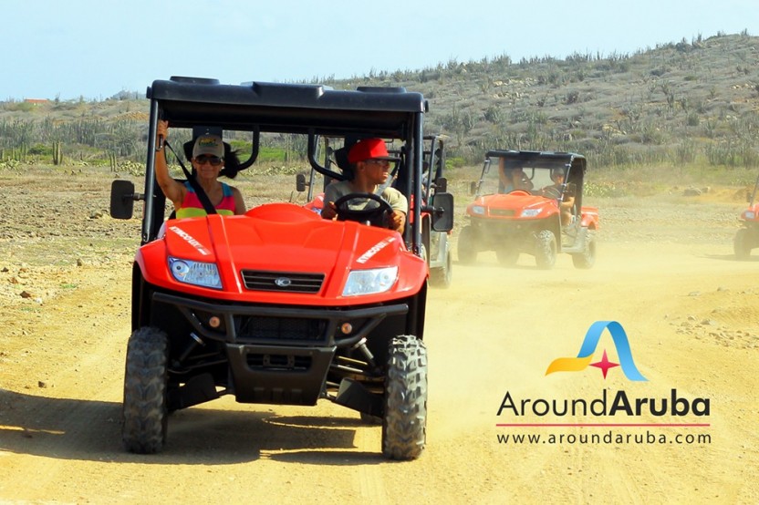 Aruba UTV Tour with Natural Cave Pool and Cliff Jumping