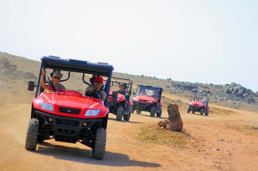 Aruba UTV Tour with Natural Cave Pool and Cliff Jumping