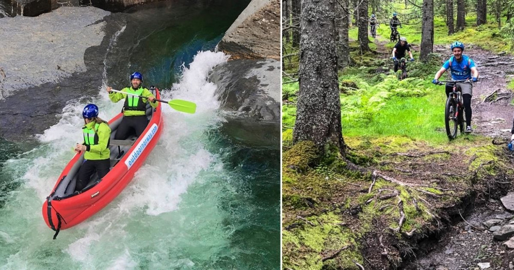 The Wanderer Guided Tour - River Canoeing + Mountain Biking