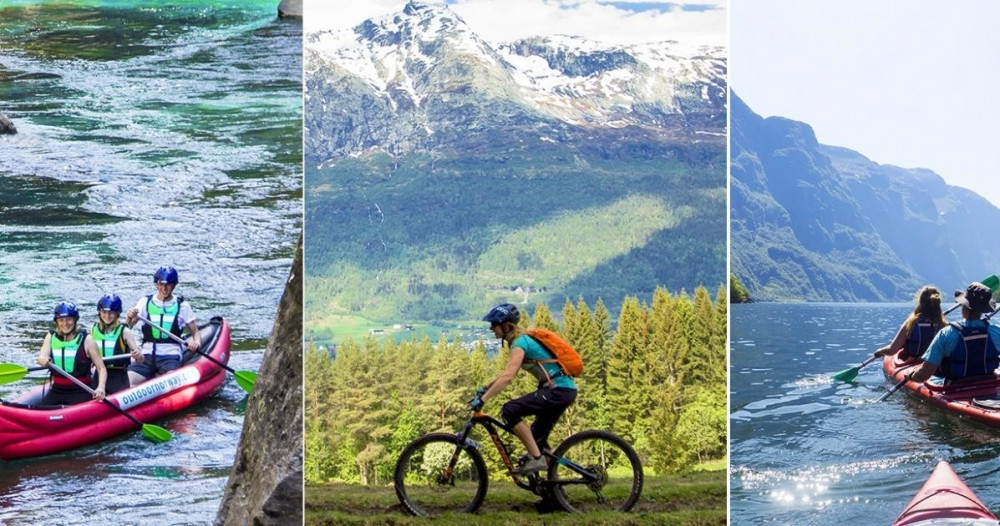 The Adventurer Tour - River Canoe, Mountain Bike and Sea Kayak Fjord